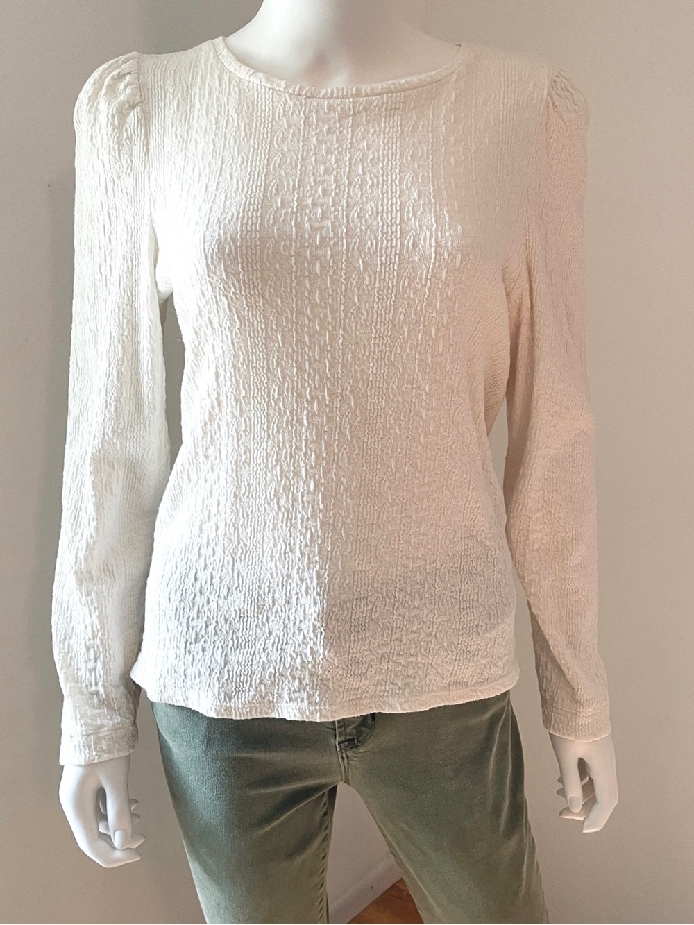 Textured top from LOFT